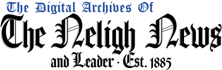 Logo for Neligh News and Leader